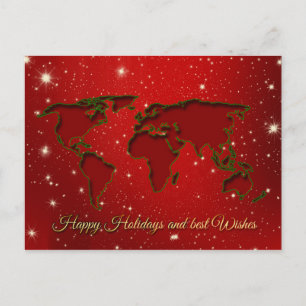 prettige feestdagen briefkaart