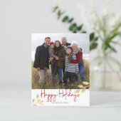 Prettige feestdagen Budget Elegant (Staand voorkant)