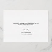 Prettige feestdagen Business Christmas Team Foto (Achterkant)