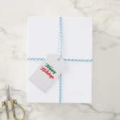 prettige feestdagen cadeaulabel (Met Touw)