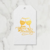 prettige feestdagen cadeaulabels (Voorkant)