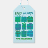 PRETTIGE FEESTDAGEN Cadeaus Cadeaus Kerst CUSTOM Cadeaulabel (Voorkant)