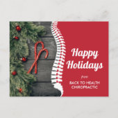 prettige feestdagen Candy Canes Chiropractic (Voorkant)