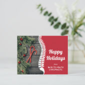 prettige feestdagen Candy Canes Chiropractic (Staand voorkant)