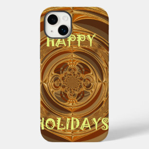 Prettige feestdagen Circle Art Print/Design Case-Mate iPhone 14 Plus Hoesje