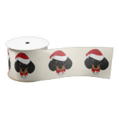 prettige feestdagen - Cute Kerstmis Dachshund Lint (Spoel)