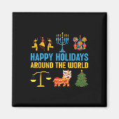 Prettige feestdagen De multiculturele wereld rond Magneet (Voorkant)