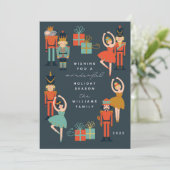 prettige feestdagen de Nutcracker Ballet (Staand voorkant)