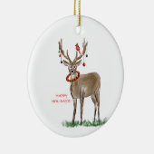 prettige feestdagen Deer Ornament (Rechts)