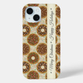 Prettige feestdagen Donuts Vrolijk Kerstfeest Case-Mate iPhone Case (Achterkant)