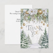  Prettige feestdagen Dromerig Magisch Bedankkaart (Voorkant / Achterkant)