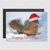 Prettige feestdagen Eekhoorn (Voorkant / Achterkant)