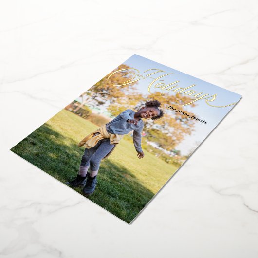 Prettige feestdagen Eenvoudig script (Gedraaid)