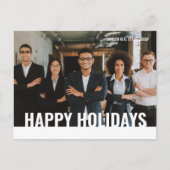 prettige feestdagen Eenvoudige, moderne aangepaste (Voorkant)