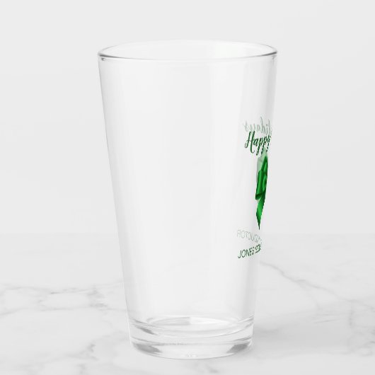 Prettige feestdagen | Elegant Green Glas (Rechts)