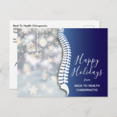 prettige feestdagen Elegant Snowflakes (Voorkant / Achterkant)