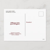 prettige feestdagen Elegant Typografie (Achterkant)