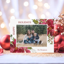 Prettige feestdagen Elegante kerstbloemen