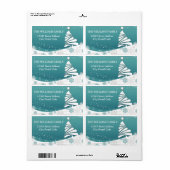 prettige feestdagen etiket (Full Sheet)