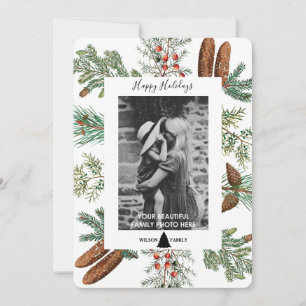 prettige feestdagen Familie Foto Pine Kerstmis Kaa