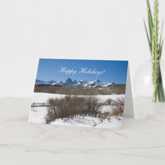 Prettige feestdagen! feestdagen kaart (Voorkant)