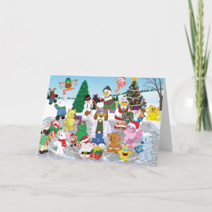 prettige feestdagen! feestdagen kaart