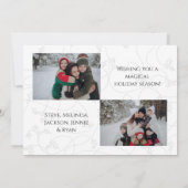 prettige feestdagen feestdagenkaart (Achterkant)