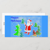 prettige feestdagen feestdagenkaart (Voorkant / Achterkant)