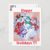 prettige feestdagen! feestdagenkaart (Voorkant / Achterkant)