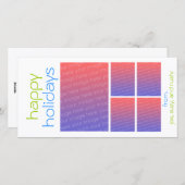 prettige feestdagen feestdagenkaart (Voorkant / Achterkant)