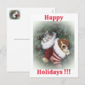 Prettige feestdagen! feestdagenkaart (Voorkant / Achterkant)