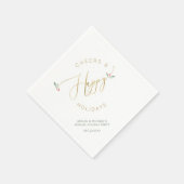 Prettige feestdagen Feestelijk gejuich & Servet (Hoek)