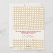 Prettige feestdagen Feestelijk groen en bogen Feestdagenkaart (Achterkant)