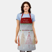 prettige feestdagen, feestelijk kerstontwerp, schort (Gedragen)