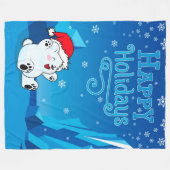 prettige feestdagen! fleece deken (Voorkant (Horizontaal))