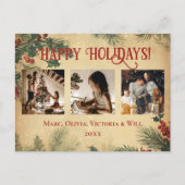  Prettige feestdagen Foto Briefkaart (Voorkant)