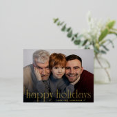 prettige feestdagen foto kerstmis (Staand Voorkant)