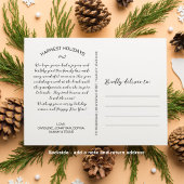 Prettige feestdagen Foto, mooi ingelijst gebladert