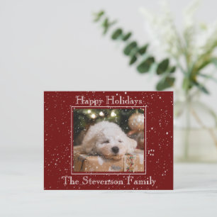 Prettige feestdagen Foto van Snow Overlay Budget R