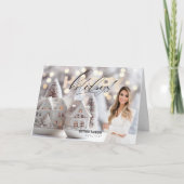 Prettige feestdagen Foto van vastgoedmakelaar (Voorkant)