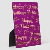 prettige feestdagen fotoplaat (Zijkant)