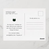 prettige feestdagen Funny Cute Cats Caroling (Achterkant)