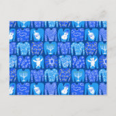 prettige feestdagen Funny Ugly Hannukah Sweaters Briefkaart (Voorkant)