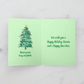 Prettige feestdagen Gepersonaliseerde kerstboom Ka (Binnen)