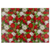 prettige feestdagen Glass Cutting Board Snijplank (Voorkant)
