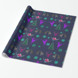 Prettige feestdagen < Glossy Wrapping Paper Cadeaupapier