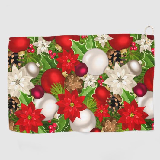 prettige feestdagen Golf Towel Golfhanddoek (Horizontaal)