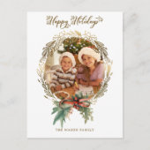 Prettige feestdagen Gouden Kerstmis Wrede (Voorkant)