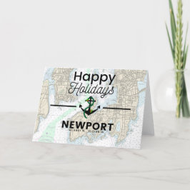 Prettige feestdagen Grafiek - Newport Kaart