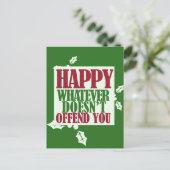 Prettige feestdagen Grappig? VS Vrolijk kerstfeest (Staand voorkant)